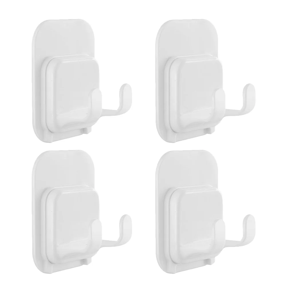 

4pcs Razor Holder Adhesive Shaver Hook Electric Shaver Organizer for Bathroom
