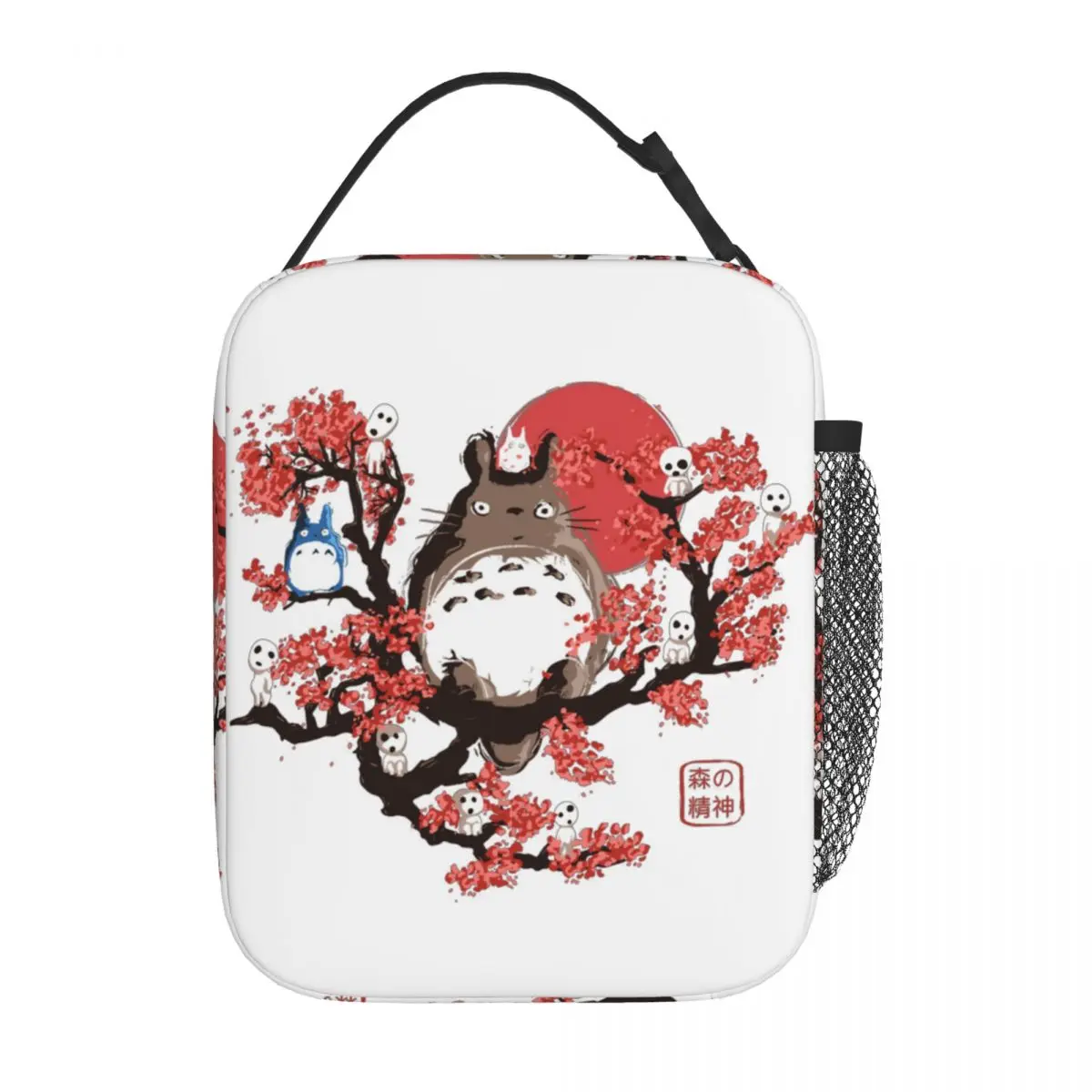 

My Neighbor Totoro Forest Spirit Insulated Lunch Boxes Kawaii Cute Totoros Kodama Lunch Container Thermal Cooler Lunch Bag