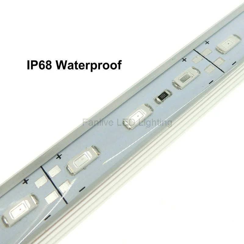 30 шт./лот светодиодные лампы для выращивания растений SMD5630 DC 12v 1m 18w LED завод синий