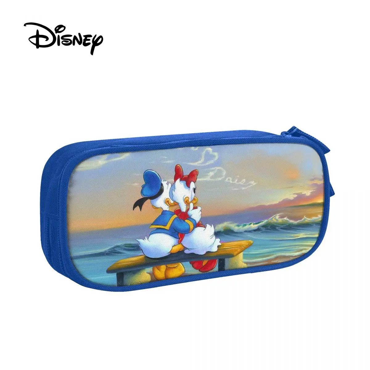 

Disney Cartoon Pencil Case Large Capacity Pen Bag Pouch Donald Duck Stationery Storage Box Organizer Student School Supplies