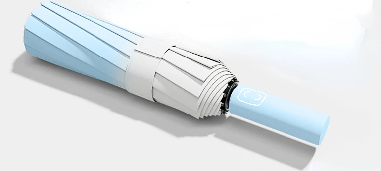 

Автоматический Градиентный Зонт Для Мужчин И Женщин, Ветрозащитный, Водостойкий, Складной, Компактный, 3 Секции, 20 Костей