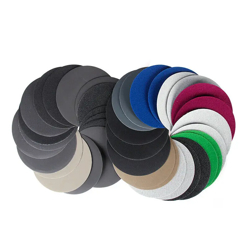 

10PCS 3 Inch Sanding Discs Kit Silicon Carbide Sanding Discs Wet/Dry Sanding Sandpaper 240-10000# Water And Oil Resistant