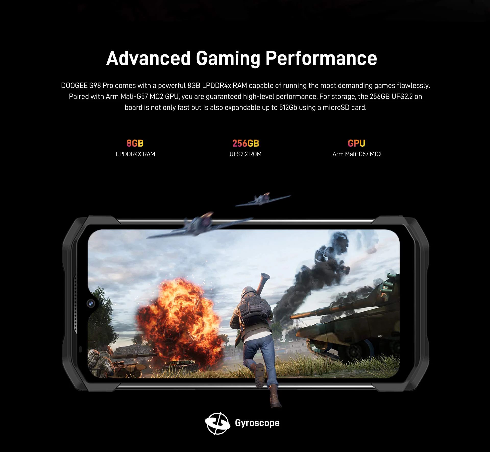 Doogee S98 Pro Rugged Phone 6.3