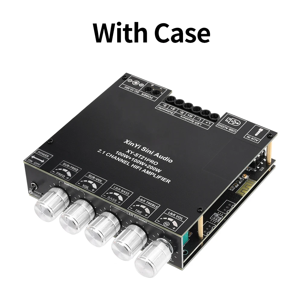 TPA3221 DC12-30V ST21PRO BT Плата цифрового усилителя 2 1-канальный 100 Вт X + 200 сабвуфер