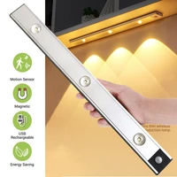 rechargeable led cat eye light intelligent human body induction with wiring free wardrobe home wine shoe cabinet hard light