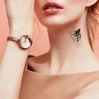 temporary tattoo stickers cool owl fragment geometry fake tatto waterproof tatoo ear neck leg arm belly small size for women men