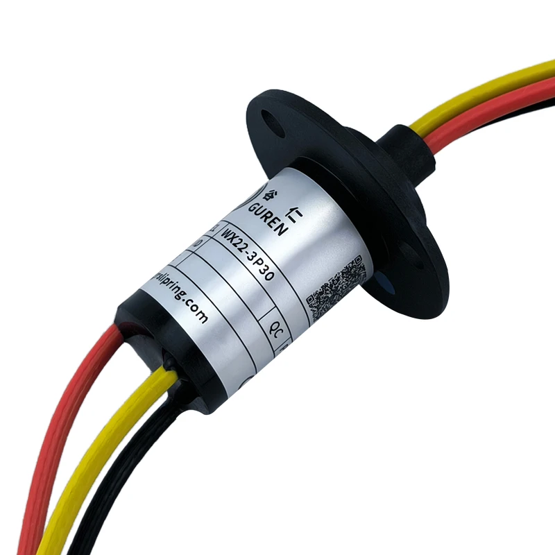 Наружный диаметр 22 мм 3-стороннее 30A капсульное проводящее кольцо вращающееся с