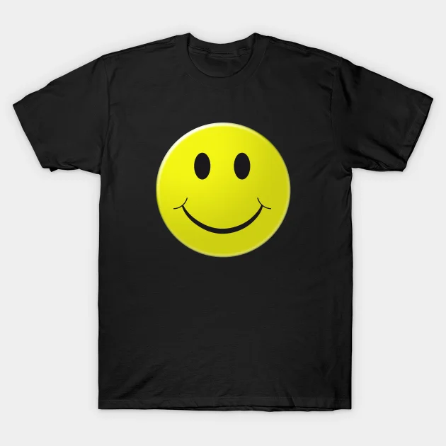 

2021 Men/Women's Summer Black Street Fashion Hip Hop SMILEY #2 T-shirt Cotton Tees Short Sleeve Tops