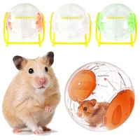 2022jmt hamster ball portable silent small animal running ball exercise ball breathable clear ball with pet funny toy accessorie