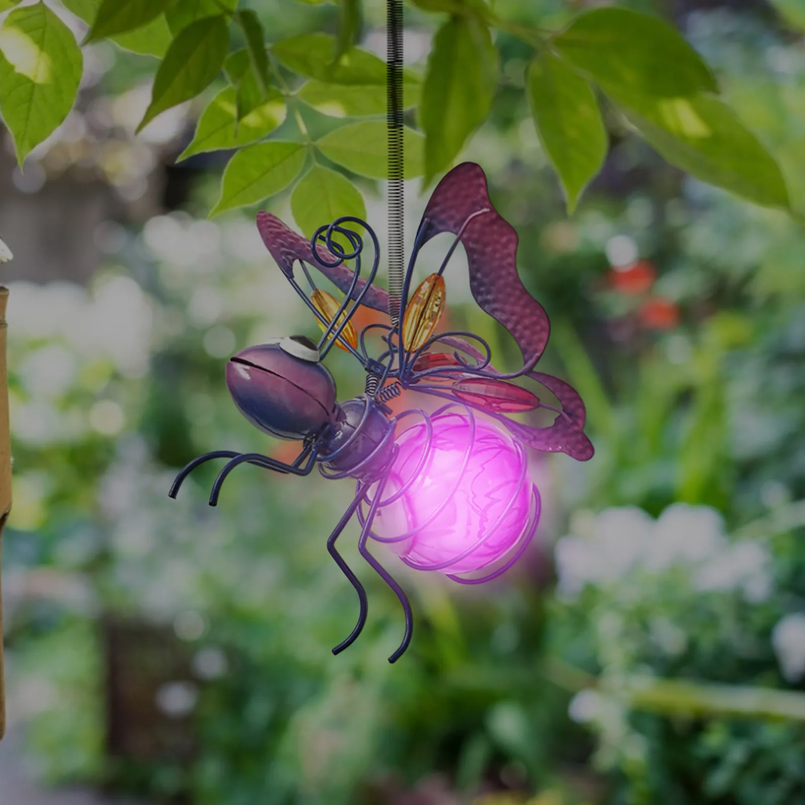 

Декоративные подвески для сада и двора, водонепроницаемые светодиодные светильники для украшения сада, пчелы, крыльца, внутреннего дворика