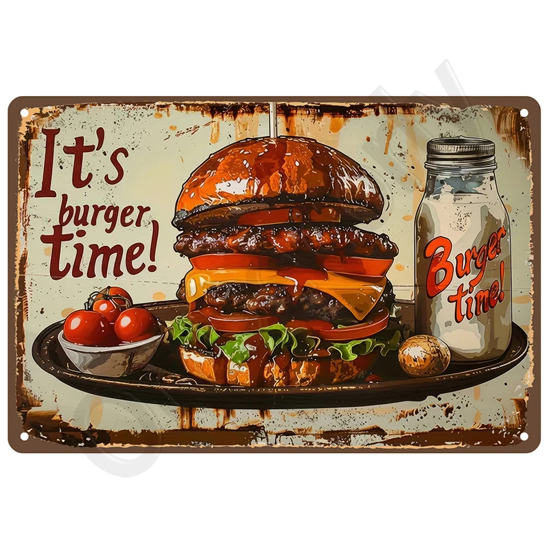 Металлические винтажные вывески