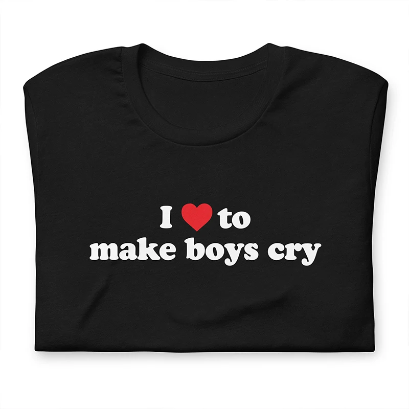 Футболка женская хлопковая с забавным принтом I Love To Mak