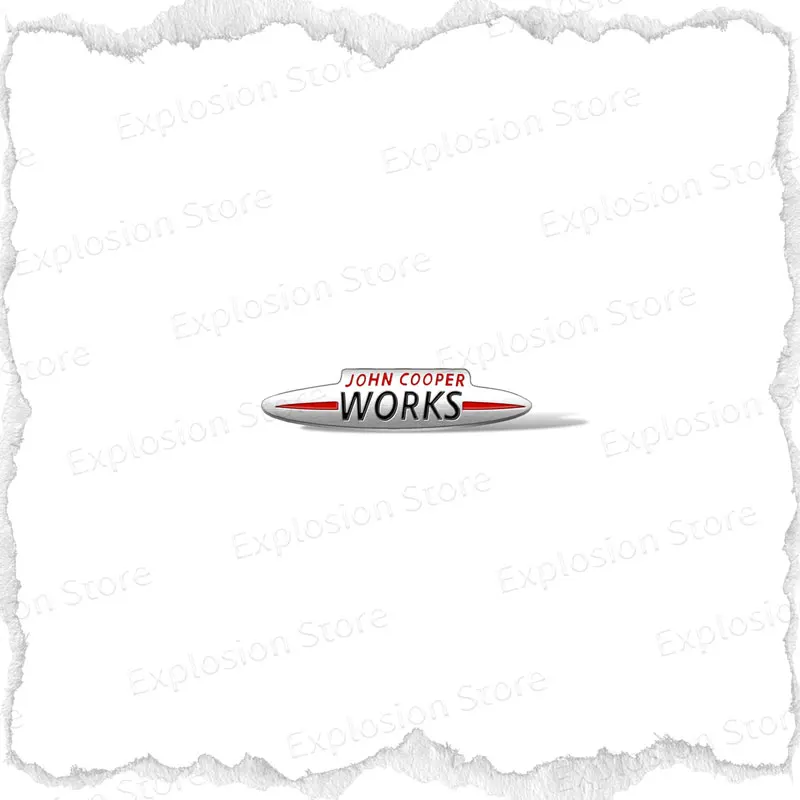 

Автомобильный интерьер, алюминиевая маленькая наклейка на руль, консоль, дверная панель, наклейка для Mini John Cooper Works JCW F55 F56 R56 R60 F60