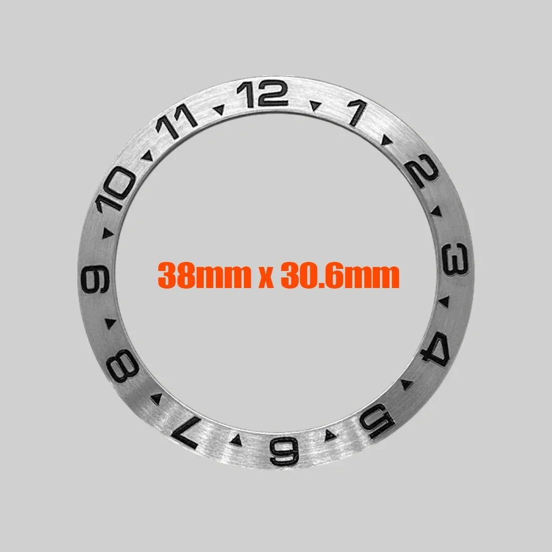Металлическая вставка безеля для часов 38 мм x 30 6 матовое кольцо подходит SUB GMT SKX007