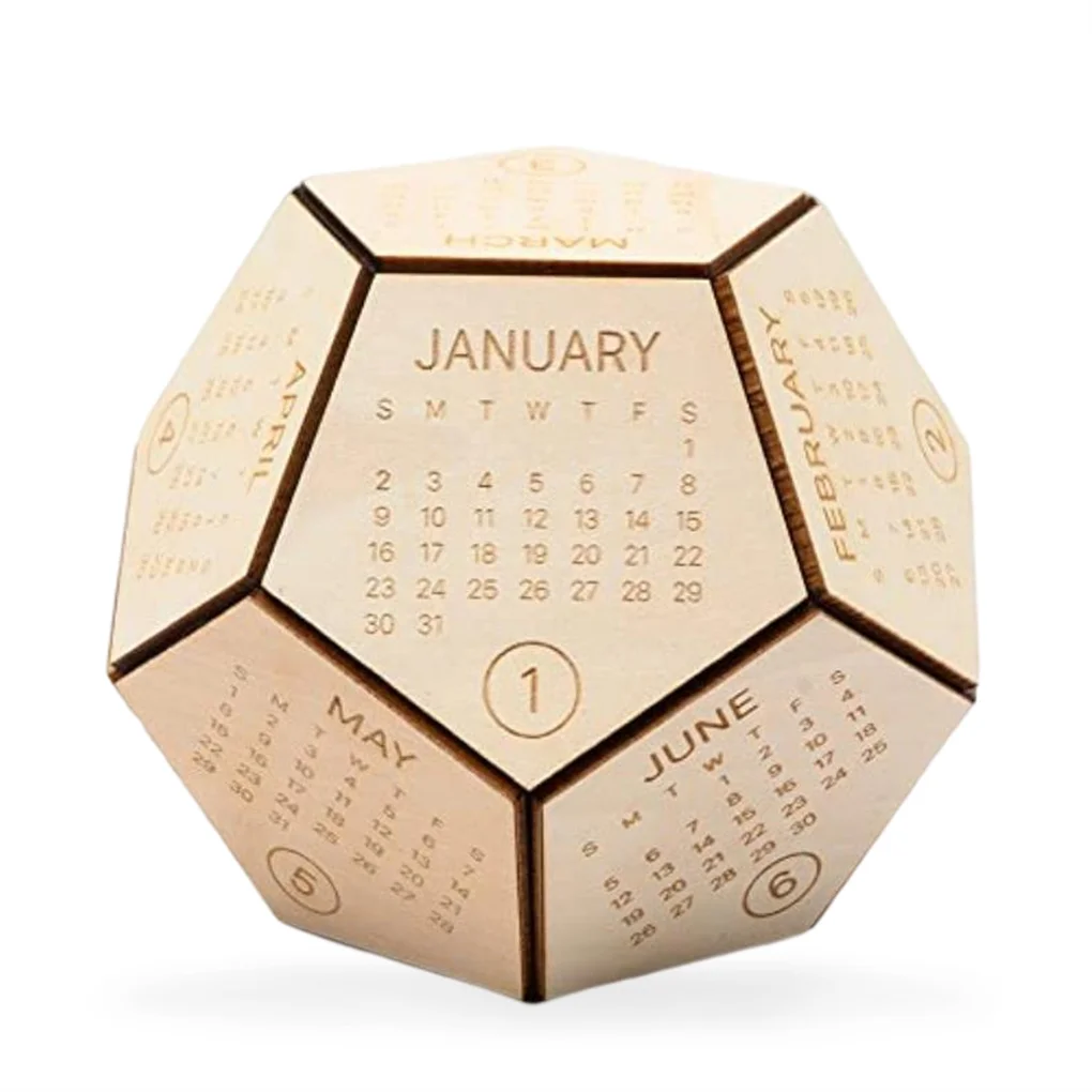 

2022 Wood Football Calendar Table Bedroom Dorm Ornament Housewarming Gift