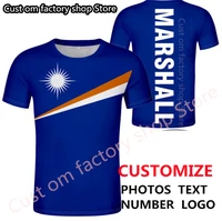 marshall islands t shirt diy free custom made name number mhl t shirt nation flag country respirant mh print photo logo clothing