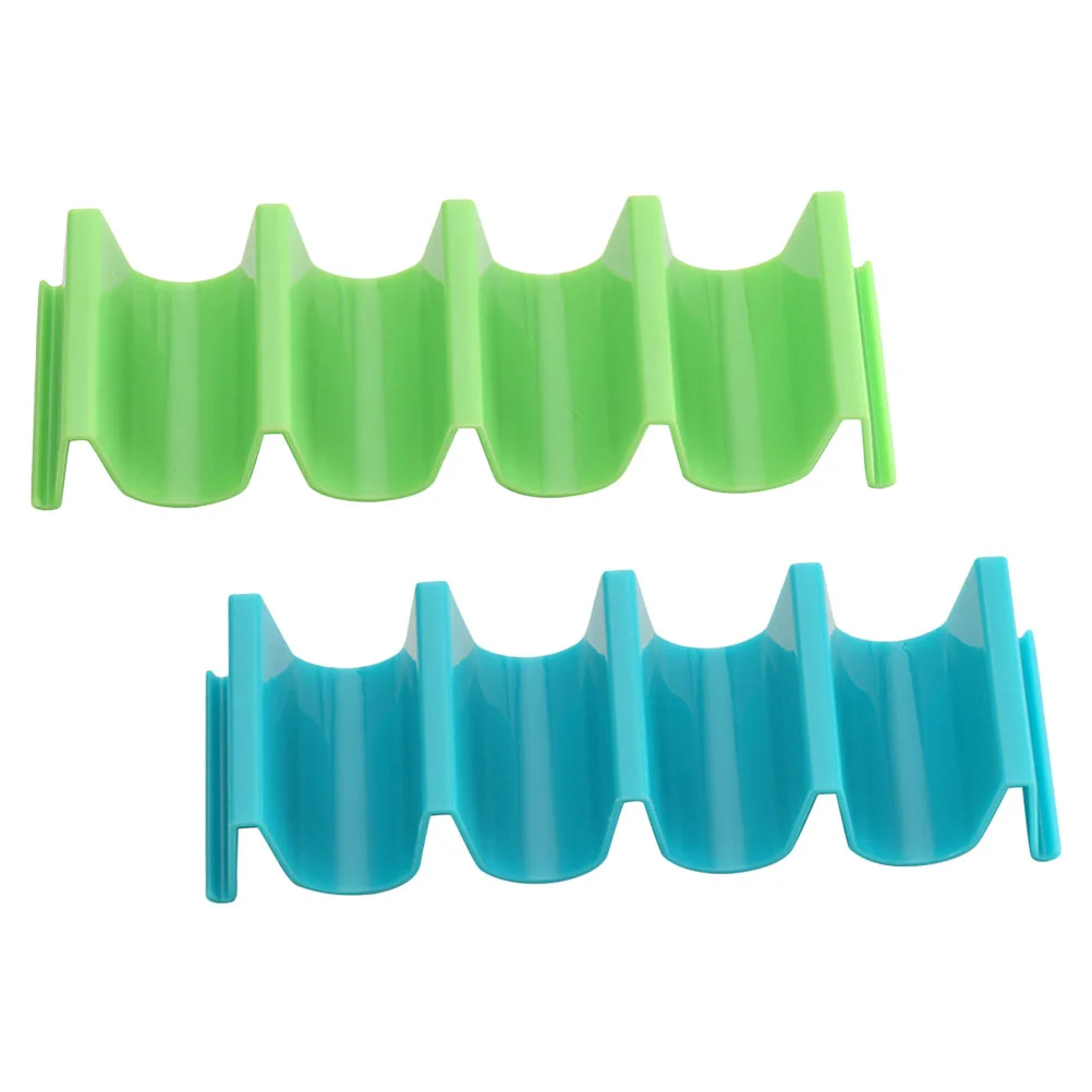 

Taco Holder Stand Tray Rack Holders Setsoft Mexicanwave Premium Plates Pancake Tortilla Roll Shell