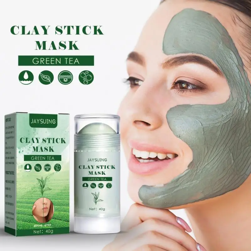 

Green Tea Clay Mask Stick Moisturizing Dark Spot Removing Face Cream Anti-Wrinkle Repair Serum Firming Skin Nourishing Hand Mask