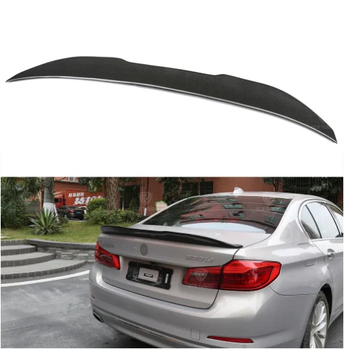 Задний спойлер в стиле G30 PSM для BMW 5 серии багажник губа утиное крыло углеродное
