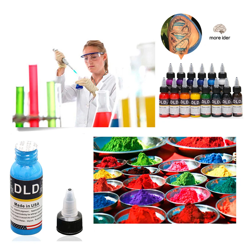 Набор чернил для татуировок 15 мл 25 цветов |