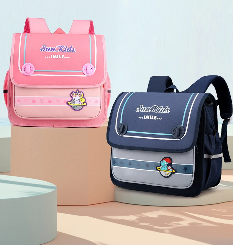 New Grade 1-3 Children Primary Unicorn Dinosaur Backpacks In Kindergarten Boy Girl Schoolbags Horizontal Large Capacity Backpack