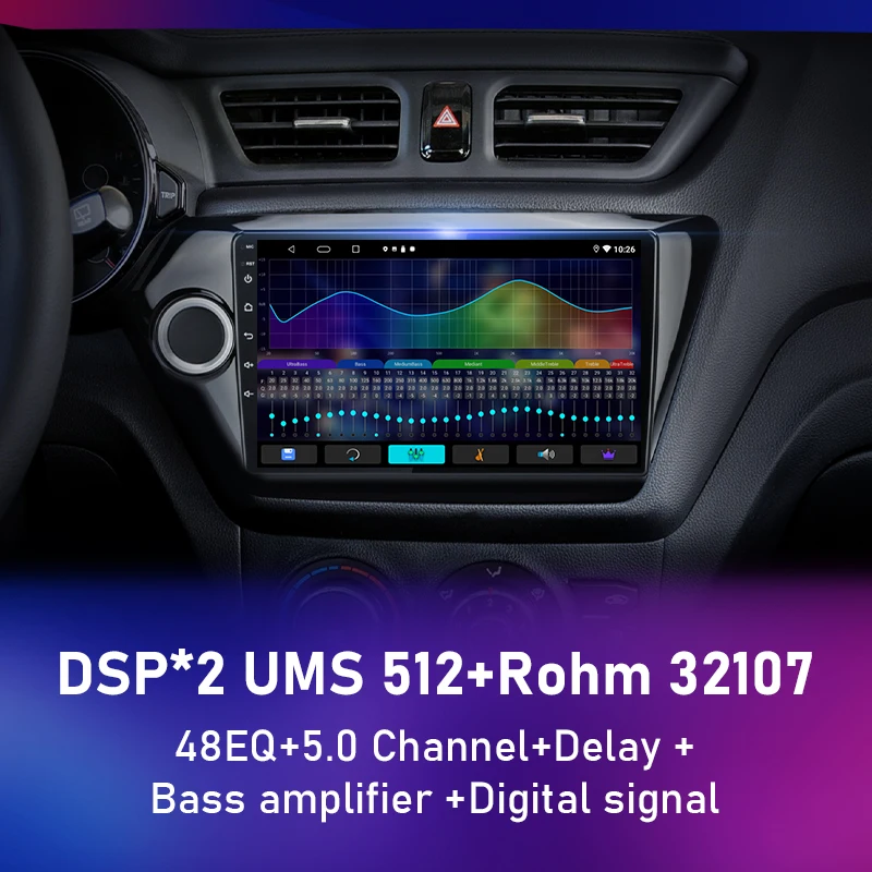 $76.76 Srnubi Car Radio For Kia RIO 3 2011 - 2016 Android Multimedia Video Player 2 Din Navigation GPS Bluetooth WiFi stereo DVD 2din