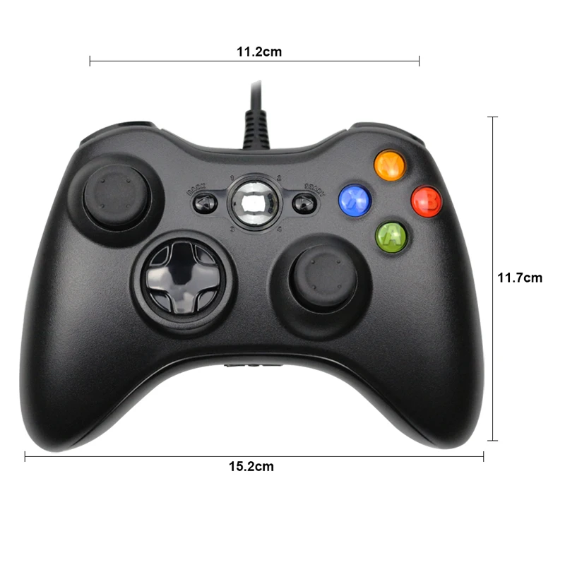 USB Wired Controller for Xbox 360 Joypad  Vibration Gamepad Joystick For PC Controller For Windows 7 / 8 / 10 images - 6