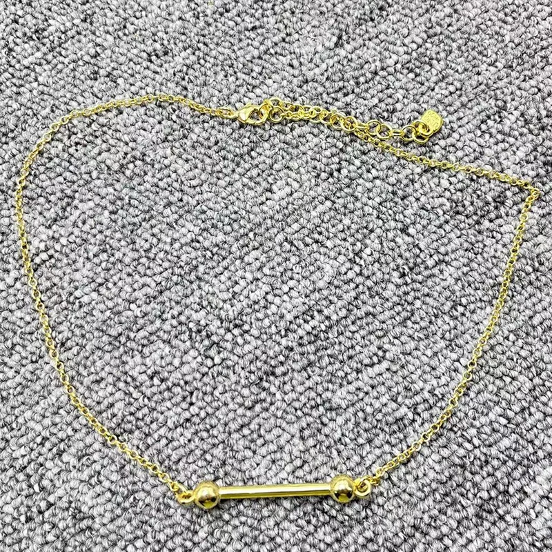 

2023 Fashion UNOde50 Fashion Electroplating 925 DIY Pendant Letter Necklace Women's Birthday Romantic Gift