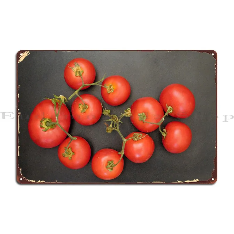 

Tomatoes Metal Sign Wall Cave Party Designing Designs Club Tin Sign Poster