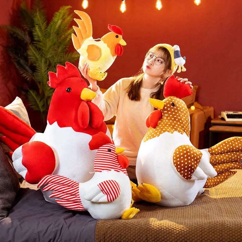 

30-60CM Stardew Valley Chicken Plush Toys Cute Chick Soft Pillow Star Dew Valley Game Stuffed Doll Plushie Gift Toy for Kids