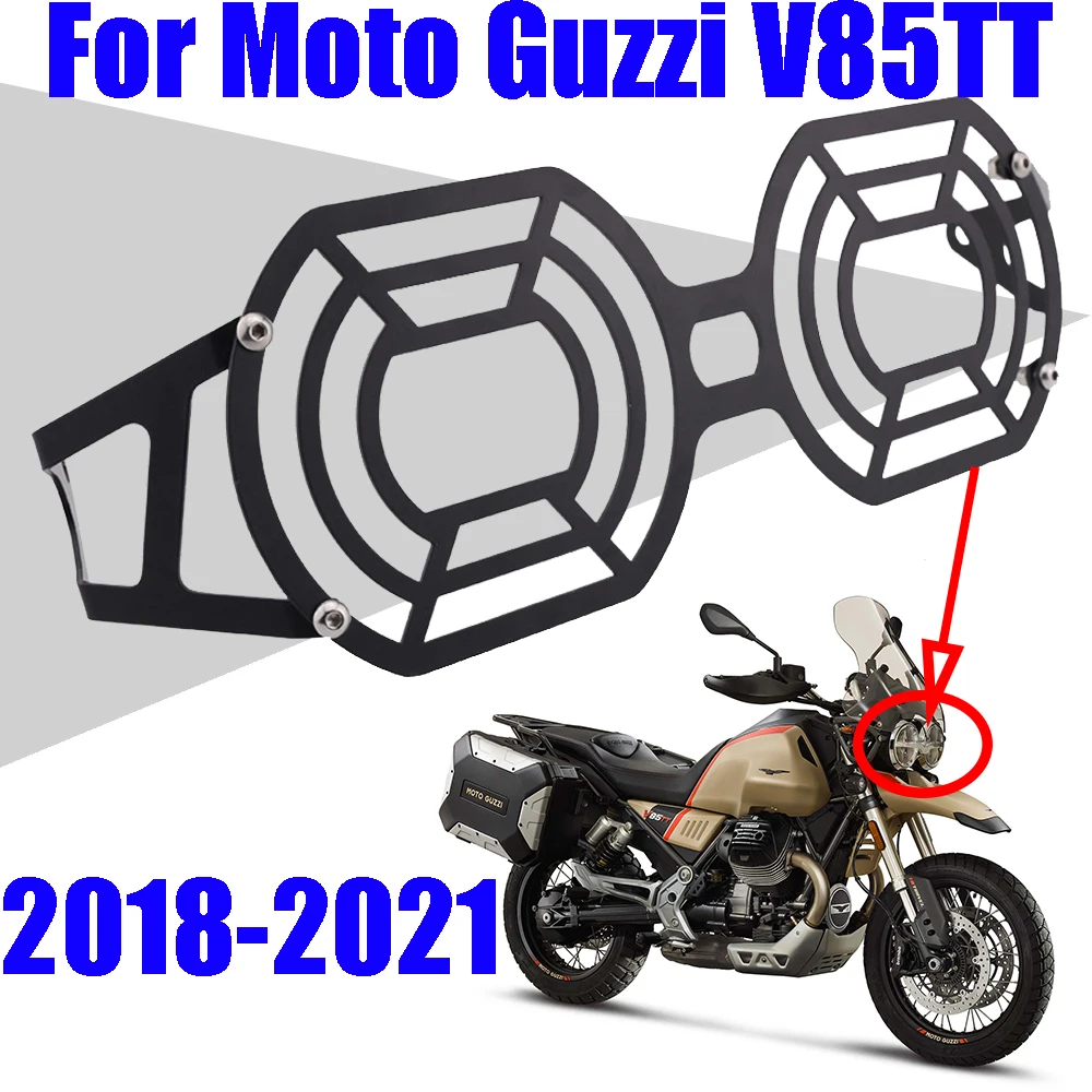 

Motorcycle Headlight Protector Guard Grille Protection Cover For Moto Guzzi V85TT V85 V 85 TT 85TT 2018 - 2020 2021 Accessories