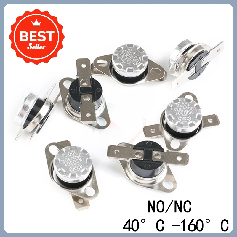 

Керамические терморегуляторы KSD301 250В 10А