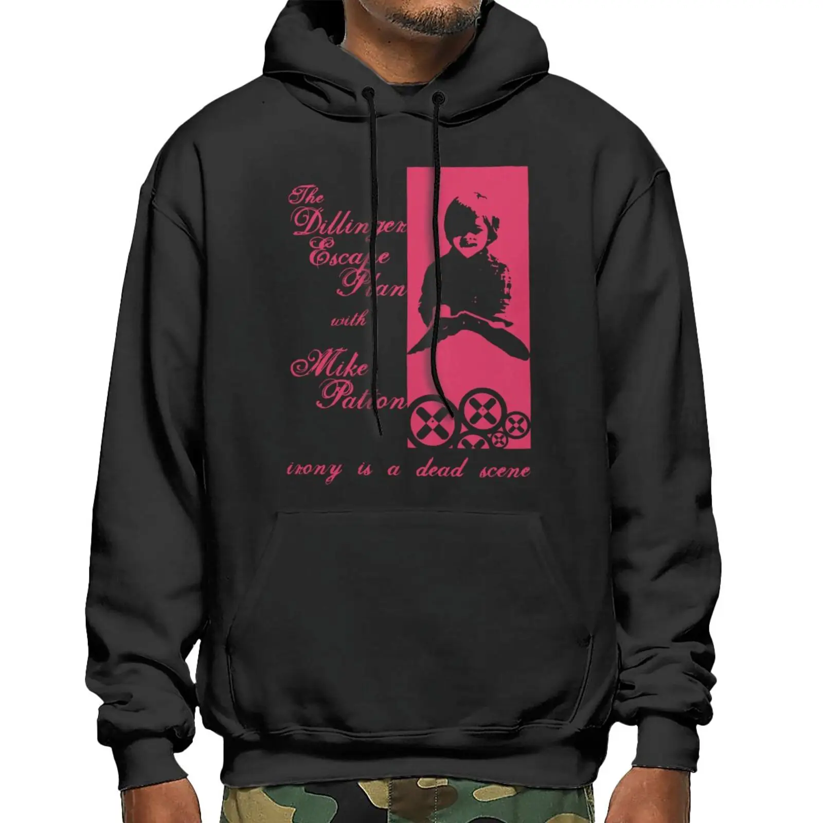 

Dillinger Escape Plan Mike Patton Irony Hoodie Harajuku Hoodies Man Hoodie Streetwear Oversize Sweatshirt Sweatshirt With Hood