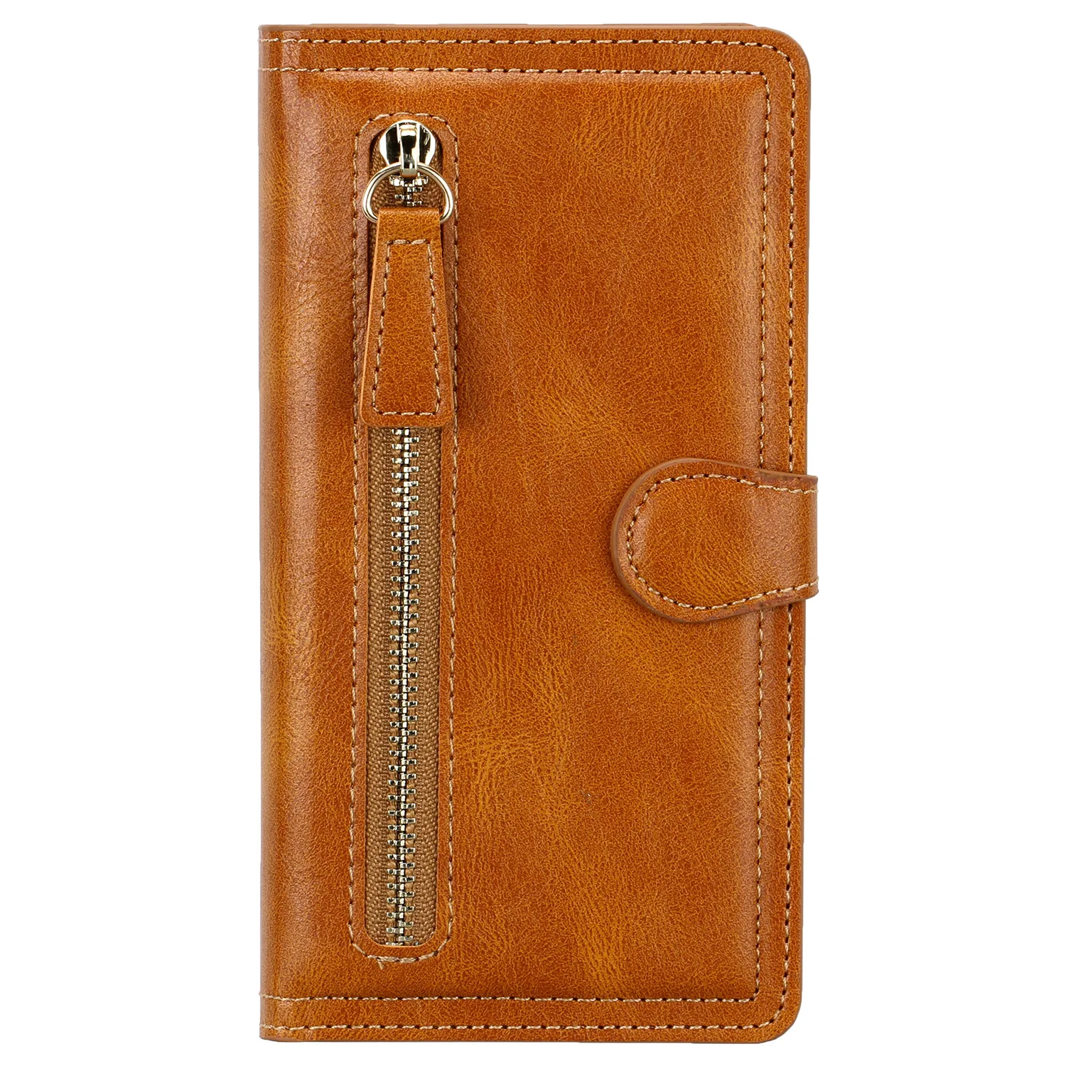 

Apply To for IPhone 11/12/13 Promax 6/7/8plus Zipper Flap for Samsung S21/22plus Ultra A71/51 Card Wallet Mobile Phone Case