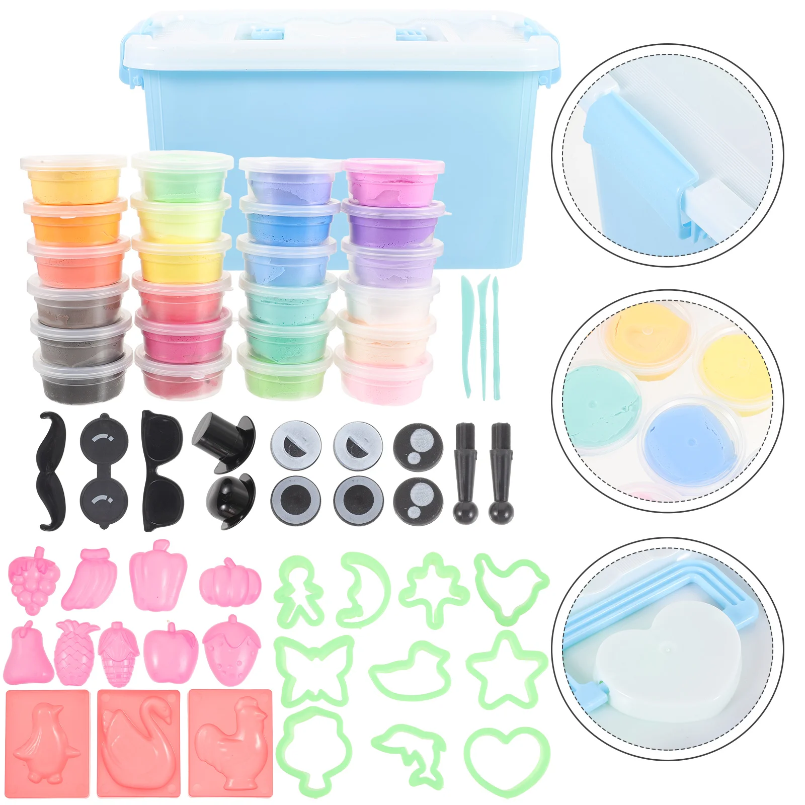 

Modeling Clay Kids Toys Clays Toddler DIY Crafts Colorful Polymer Kit Sculpture