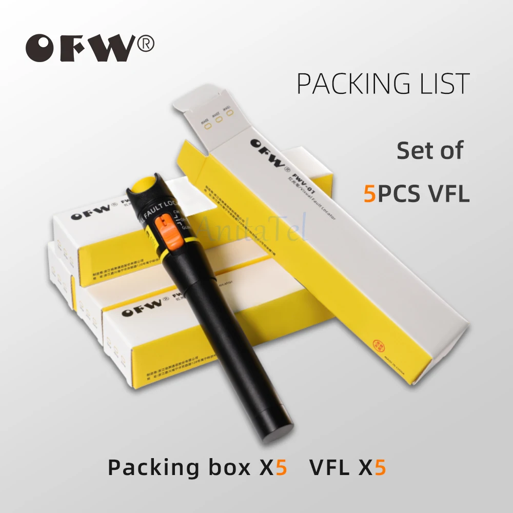 4 шт. 10 МВт/10 км визуальный локатор неисправностей тестер оптоволоконного кабеля