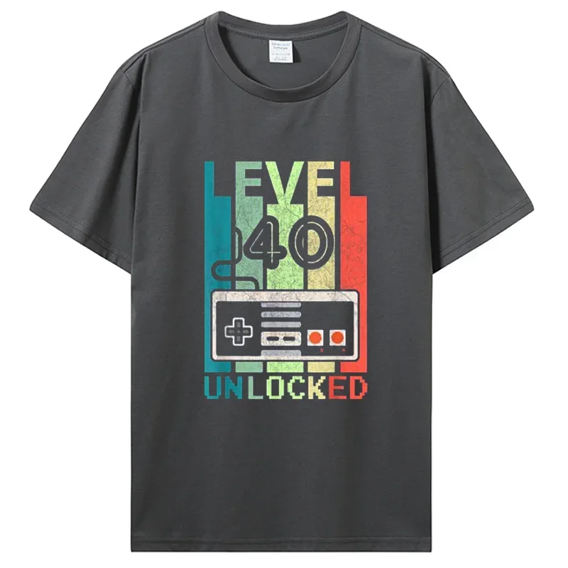 Разблокированная рубашка уровня 40 футболка для геймеров подарки на день