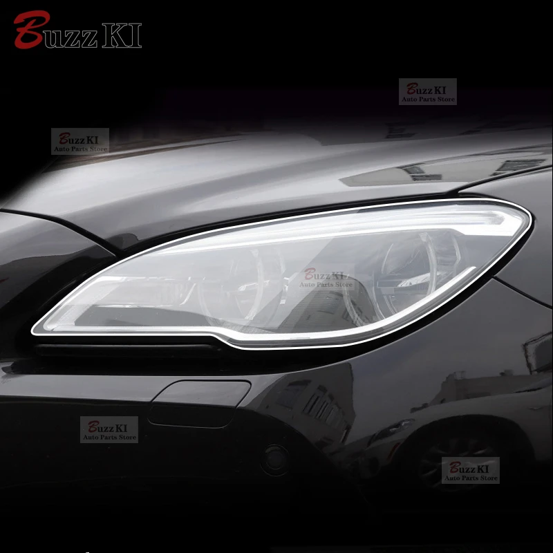 Для BMW G32 Series 6 2015-2021 защита от царапин на фару наклейка с носорогом передняя фара