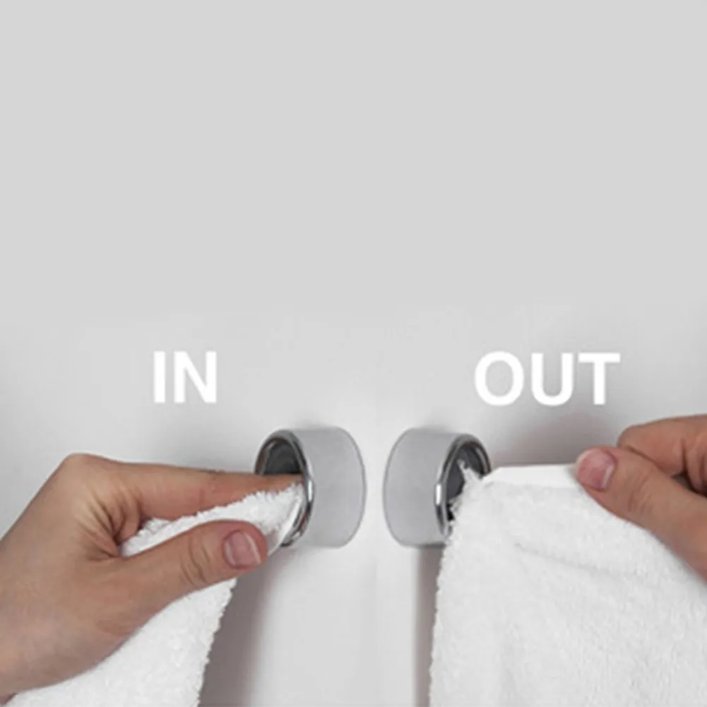 

3PCS Punch Free Towel Plug Holder Bathroom Organizer Rack Towels Storage Wash Cloth Clip Bathroom Kitchen Accessories Tool