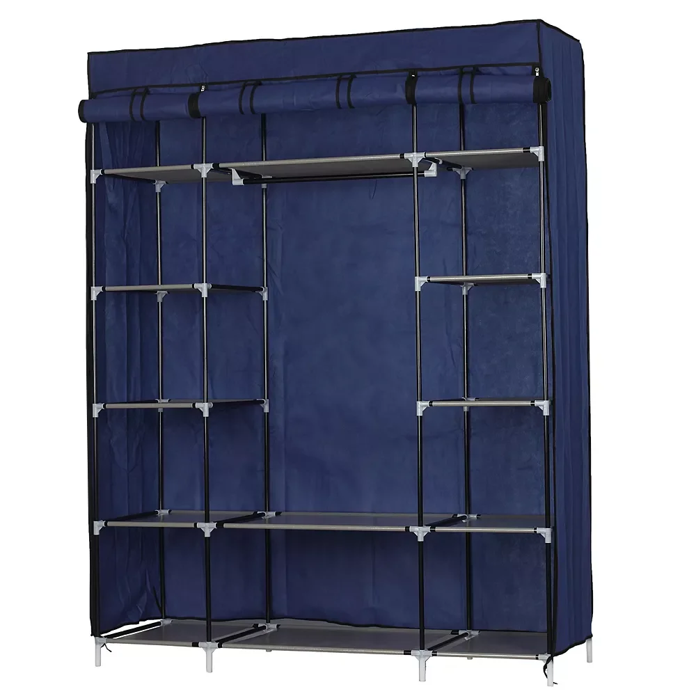 

5-Layer 12-Compartment Non-woven Fabric Wardrobe Portable Closet