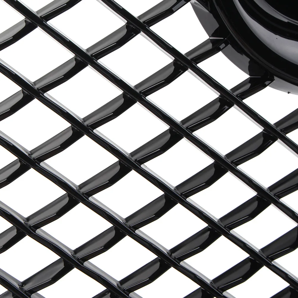 4 шт. глянцевый черный автомобильный передний бампер решетка верхняя + нижняя