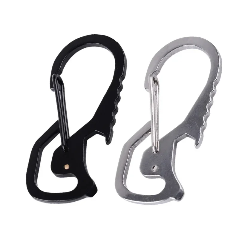 

Outdoor Climbing Carabiners Backpack Clasps EDC Keychain Camping Hiking Bottle Hooks Tactical Survival Gear Waist Buckle