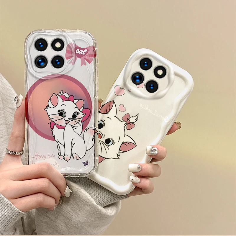 Милый чехол для телефона Marie Cat XiaoMi 14 13 12 11 T Pro Lite Poco F6 F5 F4 F3 X6 X5 X4 X3 GT M3 M4