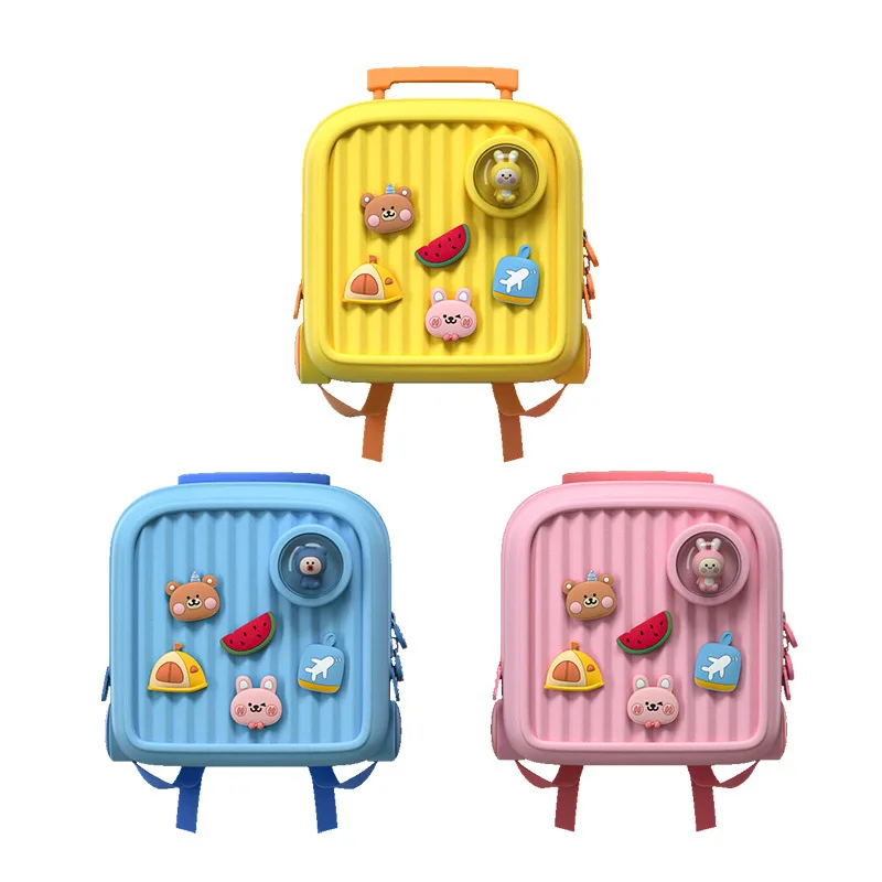 Christmas Gift Children's Travel Backpack Cute Candy DIY Pattern Soft Backpack Trend Children's Backpack