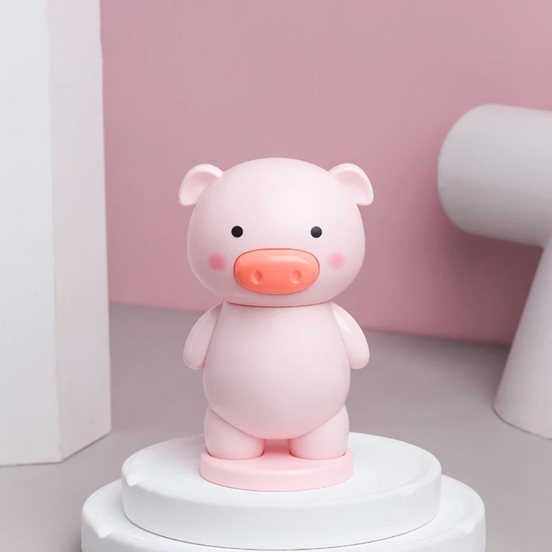 

USB Rechargble Student Dormitory Desktop Cooling Air Conditioner Handheld Cartoon Piggy Pocket Mini Fan