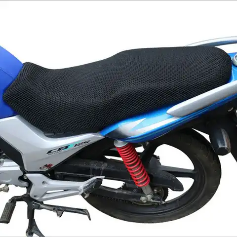Универсальная защитная накладка на сиденье мотоцикла, сетка 3D, сетка, чехол на сиденье, изоляция для электровелосипеда, скутера