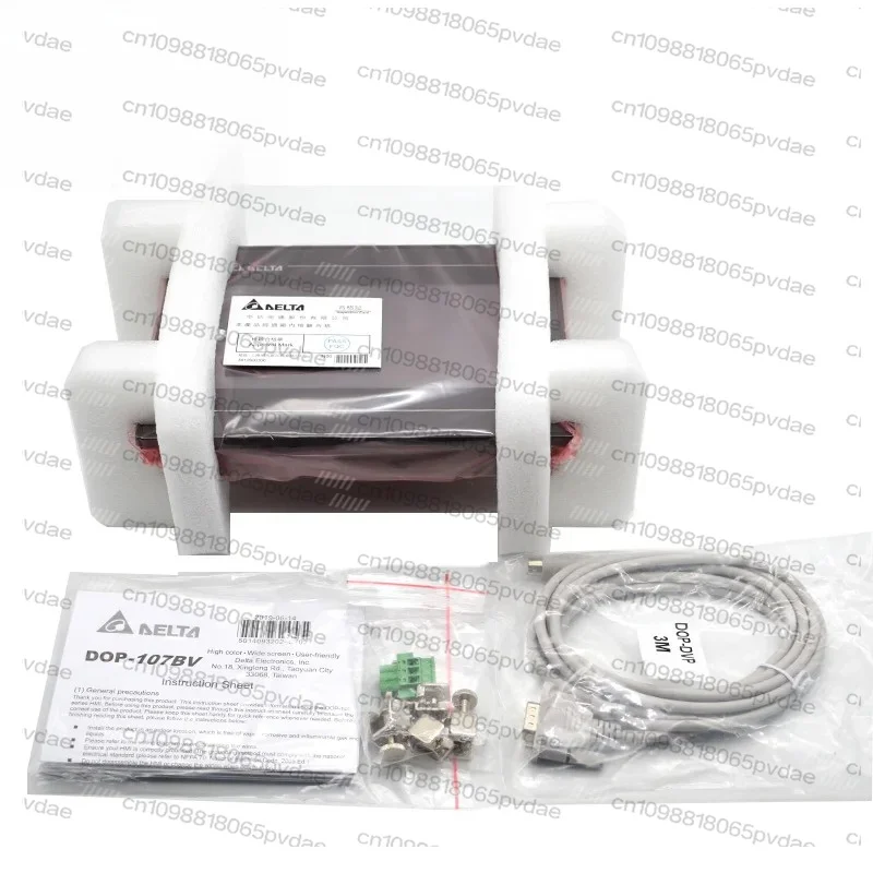 Фото Сенсорный экран HMI Delta DOP-107BV, 7 дюймов, замена DOP-B07S411, DOP-B07SS411, B07S410, с кабелем для передачи данных №4