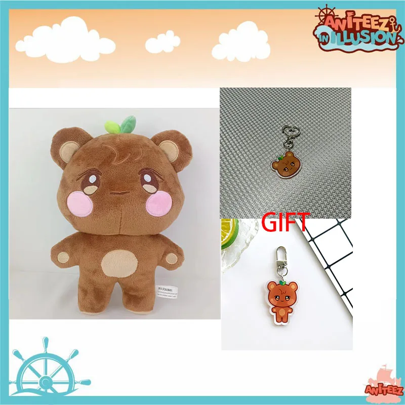Фото 10 см KPOP ATEEZ Plushies брелок анитез кукла Hongjoong Seonghwa Yunho Yeosang San Mingi Wooyoung плюшевая кавайная мягкая игрушка №1