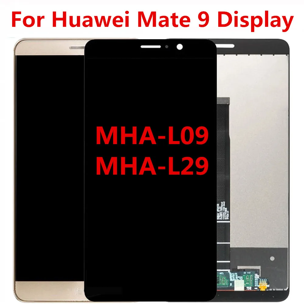 Для HUAWEI Mate 9 дисплей сенсорный экран дигитайзер с рамкой для Huawei ЖК-дисплей MHA-L29