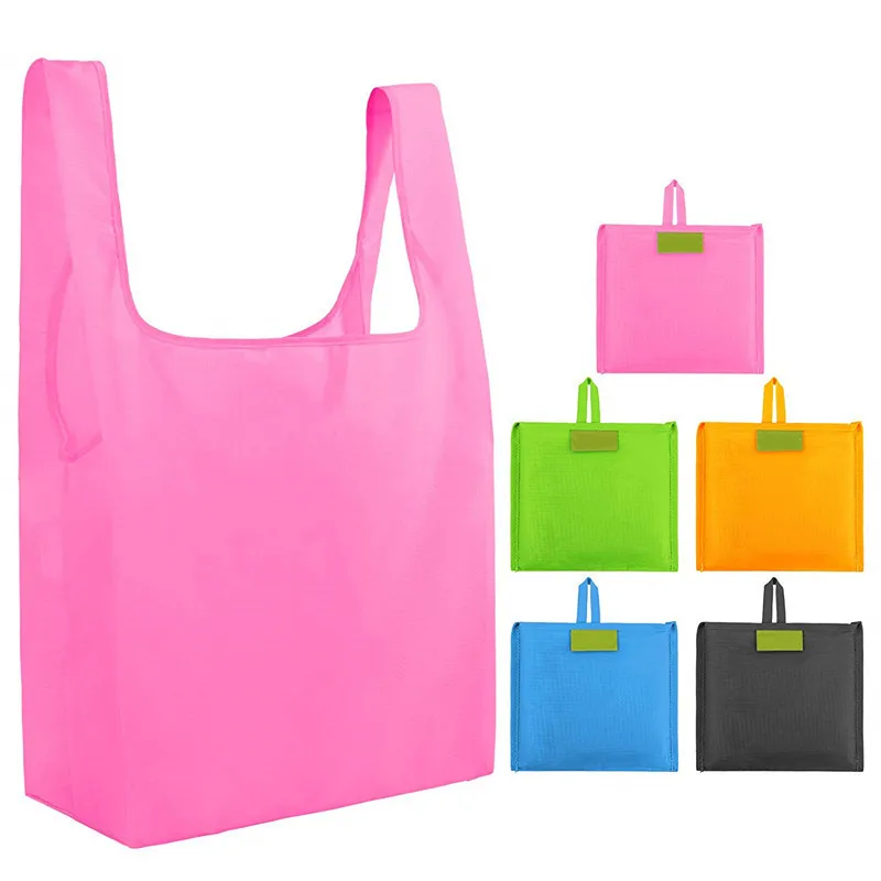 

Foldable Portable Shopping Bag Reusable Environmental Protection Storage Bag Waterproof Oxford High Capacity Tote Bag
